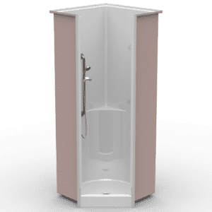 40"X40" Single-Piece Shower | Smoothwall - XNSS3838CP**