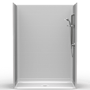 60"X30" Multi-Piece Shower | Accessible | Center Shower | End Shower | Subway Tile 4x8 - 5LBS6030FB*
