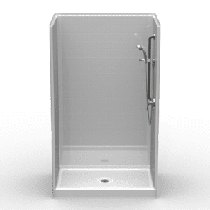 48"X34" Multi-Piece Shower | Curbed | Center Shower | End Shower | Subway Tile 4x8 - 4LBS4834FB.V2*