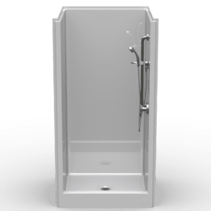 42.5"X38" Single-Piece Shower | Curbed | Compliant | Smoothwall - LSS4238CP**