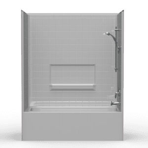 60"X32" Multi-Piece Tub-Shower | Tub | End Tub | RealTile - 4LRTS6032.V2*