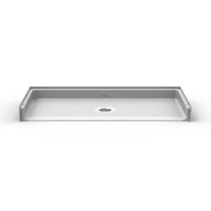 60"X32" Single-Piece Pan | Accessible | Center Shower | Compliant - P6032B*