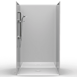 48"X51" Multi-Piece Shower | Accessible | Center Shower | Compliant | Smoothwall - 4LSS24851B*