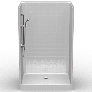 50"X39" Single-Piece Shower | Curbed | Classic Tile - LCS5038RCP**