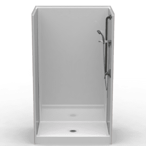 48"X32" Single-Piece Shower | Curbed | Compliant | Subway Tile 4x8 - LSS4832CP**