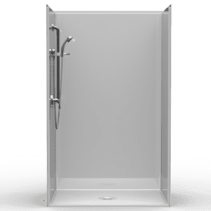 48"X38" Single-Piece Shower | Accessible | Center Shower | Smoothwall - LSS4838B*