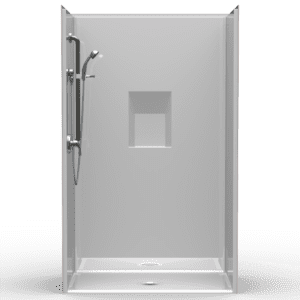 48"X31" Single-Piece Shower | Accessible | Center Shower | Smoothwall - LSOS4831B*