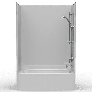 48"X32" Single-Piece Tub-Shower | Tub | End Tub | Smoothwall - LSTS4832CP*