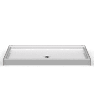 63"X37.5" Single-Piece Pan | Curbed | Compliant - P6337.V2**