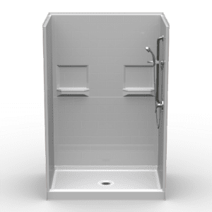 54"X36" Multi-Piece Shower | Curbed | Center Shower | End Shower | Subway Tile 4x8 - 5LBS5436.V2*