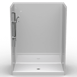 63"X37.5" Multi-Piece Shower | Curbed | Compliant | Smoothwall - 4LSS6337.V2**