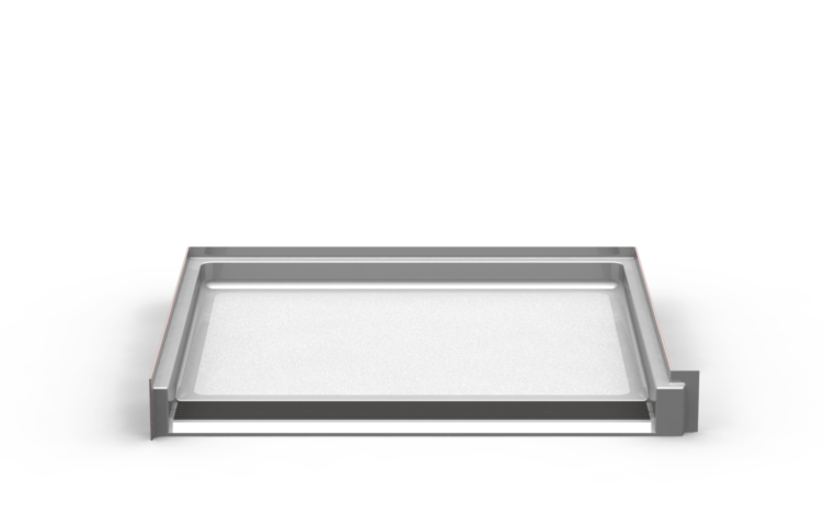 40.5″X37.25″ Single-Piece Pan | Accessible | Front Trench | Compliant – P24038A.V3*